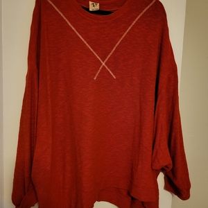 FREE PEOPLE COME AGAIN TEXTURED SWEATER XL!